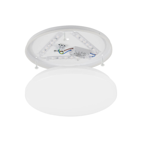 Eglo LED Deckenleuchte Approdo 18W warmweiss 3000K IP54 Weiss Stahl Ø31cm 901525