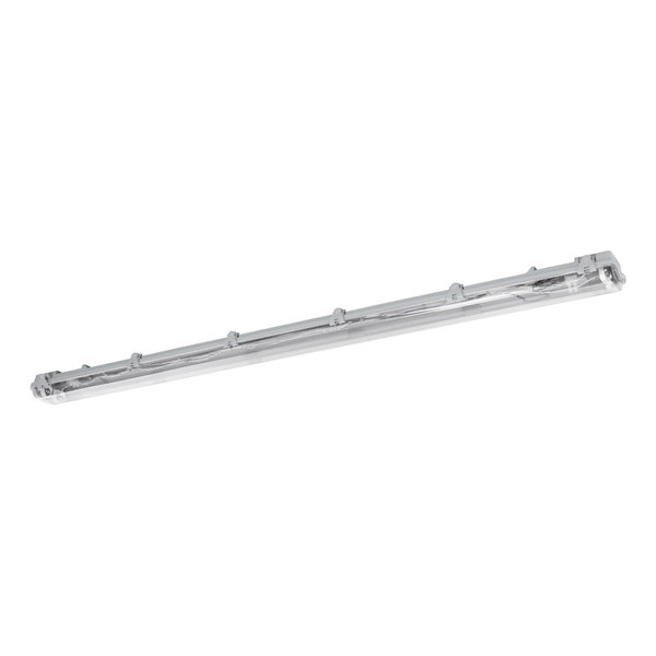 Eglo LED Feuchtraumleuchte Basic 2-flammig G13 2x 23W neutralweiss 4000K IP65 Grau Transparent 156x10cm 901544