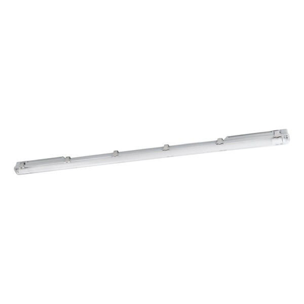 Eglo LED Feuchtraumleuchte Basic Plus G13 15W neutralweiss 4000K IP65 Grau Transparent 126x7cm 901546