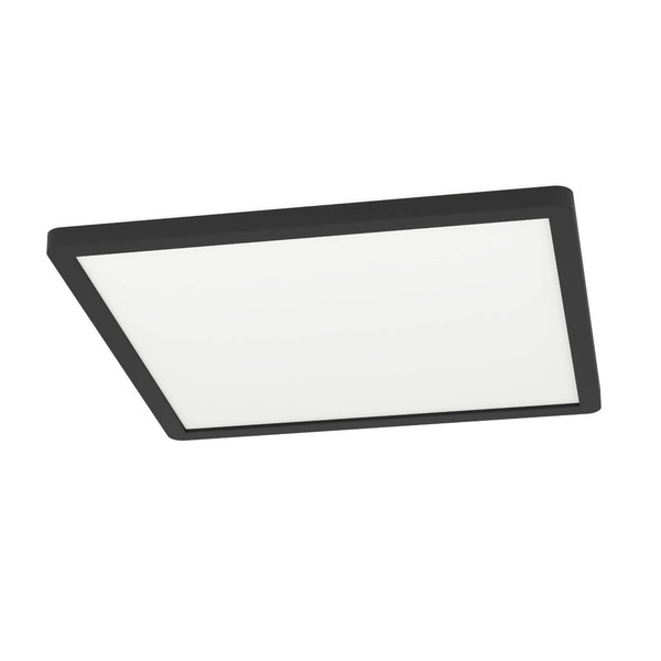 Eglo LED Deckenleuchte Minerario 16,4W warmweiss 3000K IP54 Schwarz 29x29cm 901574