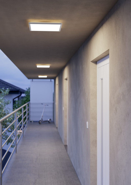 Eglo LED Deckenleuchte Minerario 20,4W warmweiss 3000K IP54 Weiss 39x39cm 901579