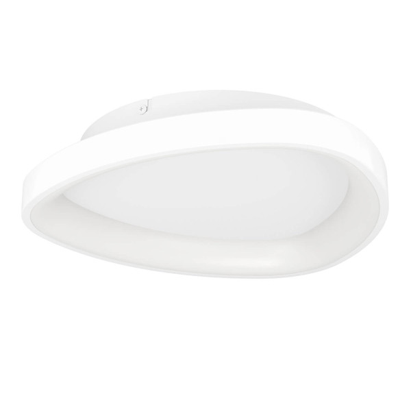 Eglo LED Deckenleuchte Loretello dimmbar 12W CCT warm-/tageslichtweiss 2700-6500K Weiss Stahl Ø35cm 901583