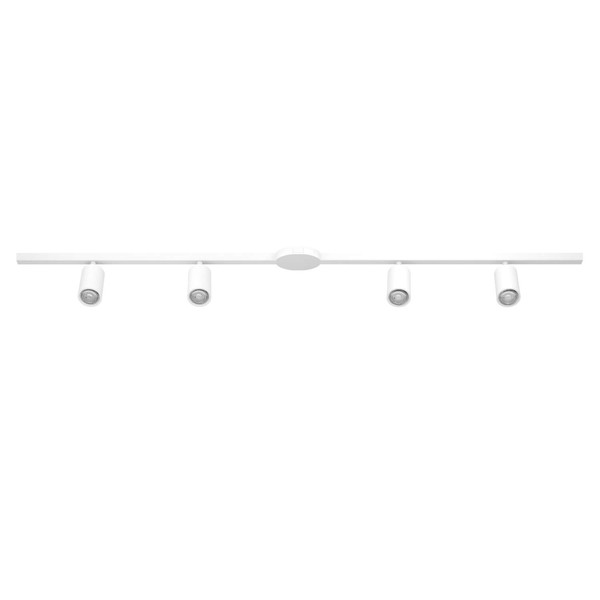 Eglo Schienensystem-Set Easyt Set 4 Spots 4-flammig GU10 Weiss Aluminium 192,5x14cm 901667