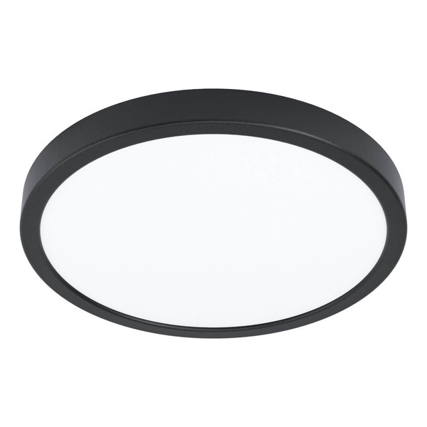 Eglo LED Aufbauleuchte Fueva 6-Z Smart dimmbar 17,5W RGB CCT warm-/tageslichtweiss 2700-6500K Zigbee IP44 Schwarz Ø39cm 901725