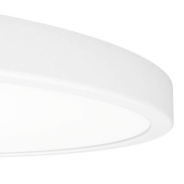 Eglo LED Aufbauleuchte Fueva 6-Z Smart dimmbar 17,5W RGB CCT warm-/tageslichtweiss 2700-6500K Zigbee IP44 Weiss Ø39cm 901726