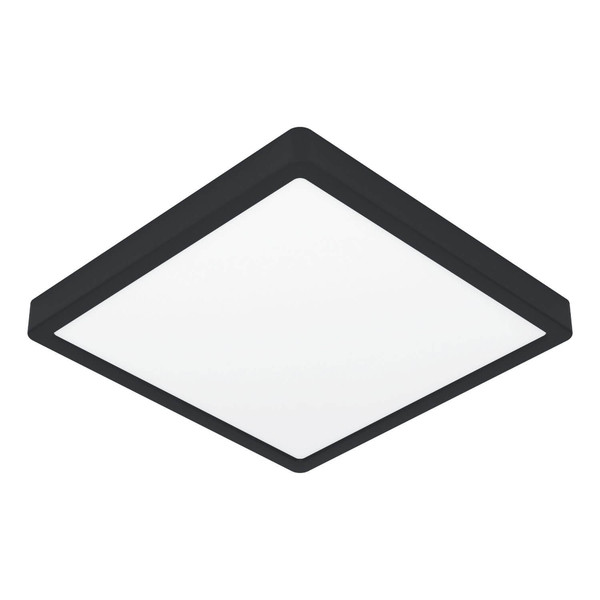 Eglo LED Aufbauleuchte Fueva 6-Z Smart dimmbar 17,8W RGB CCT warm-/tageslichtweiss 2700-6500K Zigbee IP44 Schwarz 39x39cm 901728