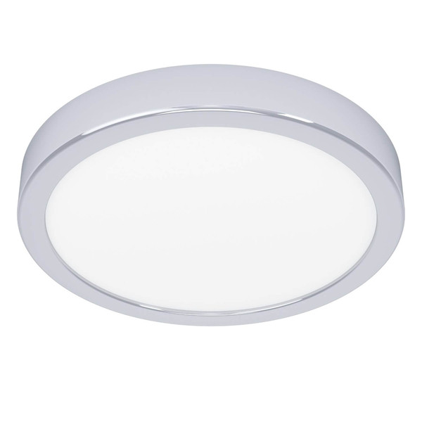 Eglo LED Aufbauleuchte Fueva 6 11,5W CCT warm-/neutral-/tageslichtweiss 2700/4000/6500K IP44 Chrom Stahl Ø21cm 901763