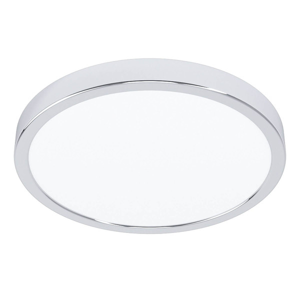 Eglo LED Aufbauleuchte Fueva 6 14,2W CCT warm-/neutral-/tageslichtweiss 2700/4000/6500K IP44 Chrom Stahl Ø28cm 901764