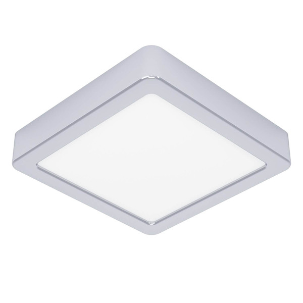 Eglo LED Aufbauleuchte Fueva 6 7W CCT warm-/neutral-/tageslichtweiss 2700/4000/6500K IP44 Chrom Stahl 15x15cm 901765