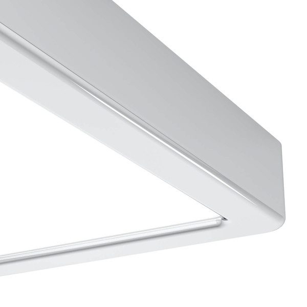 Eglo LED Aufbauleuchte Fueva 6 7W CCT warm-/neutral-/tageslichtweiss 2700/4000/6500K IP44 Chrom Stahl 15x15cm 901765
