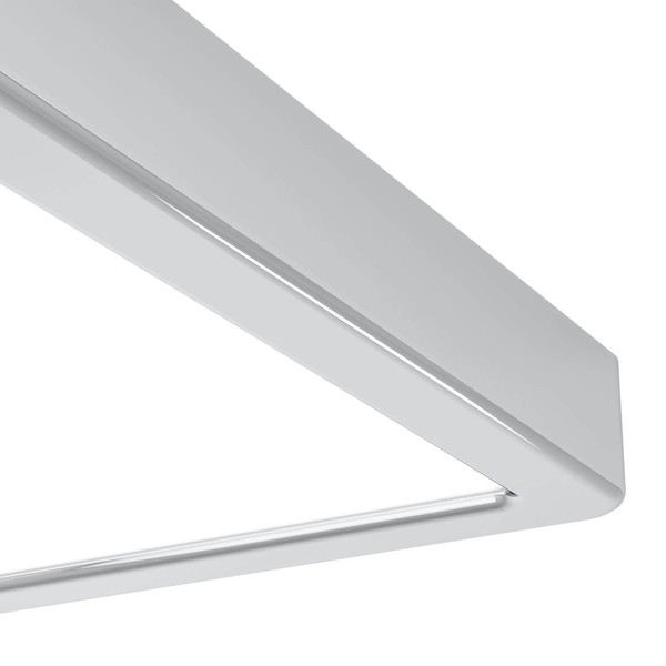 Eglo LED Aufbauleuchte Fueva 6 10,5W CCT warm-/neutral-/tageslichtweiss 2700/4000/6500K IP44 Chrom Stahl 22x22cm 901766