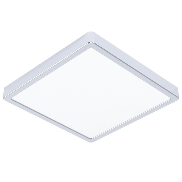 Eglo LED Aufbauleuchte Fueva 6 13W CCT warm-/neutral-/tageslichtweiss 2700/4000/6500K IP44 Chrom Stahl 29x29cm 901767
