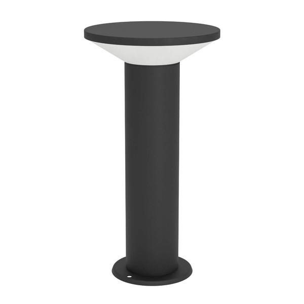 Eglo LED Sockelleuchte Rigosa 10W warmweiss 3000K IP44 Schwarz Stahl 35cm 901841