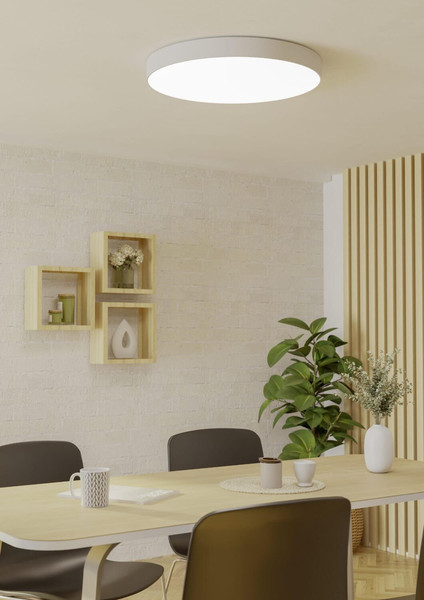 Eglo LED Deckenleuchte Gallizzi-Z Smart dimmbar 36,5W RGB CCT warm-/tageslichtweiss 2700-6500K Zigbee Weiss Ø69cm 901908