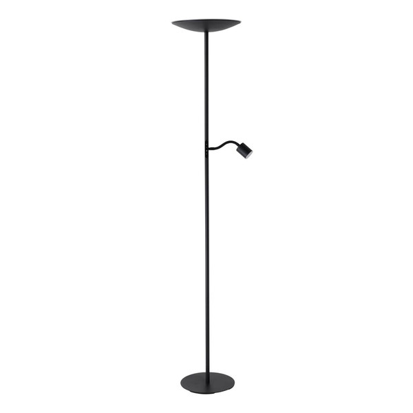 Eglo LED Stehleuchte Conivarino dimmbar 30,5W warmweiss 2700K Schwarz Stahl 170cm 901977
