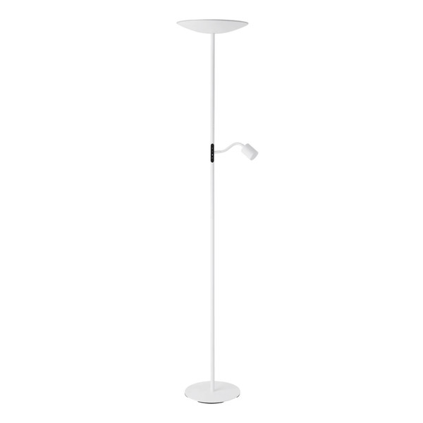 Eglo LED Stehleuchte Conivarino dimmbar 30,5W warmweiss 2700K Weiss Stahl 170cm 901978