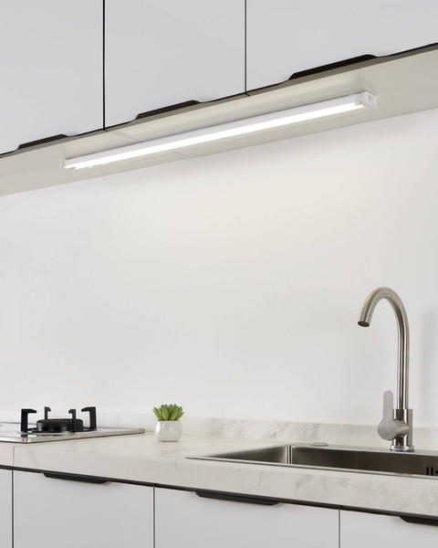 Eglo LED Unterbauleuchte Russcallo 13W CCT warm-/neutral-/tageslichtweiss 2700/4000/6500K Weiss 87x6cm 901996