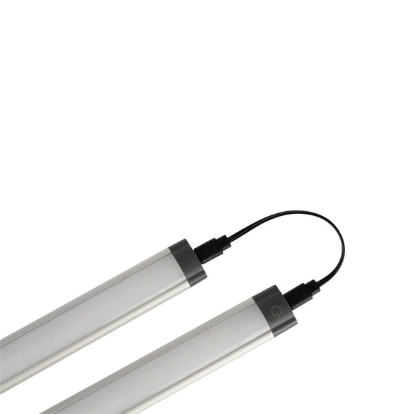 Eglo LED Unterbauleuchte Lerca 5W neutralweiss 4000K Grau Aluminium 37x2,5cm 902002
