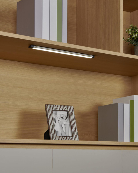 Eglo LED Unterbauleuchte Lerca 5W neutralweiss 4000K Grau Aluminium 37x2,5cm 902002