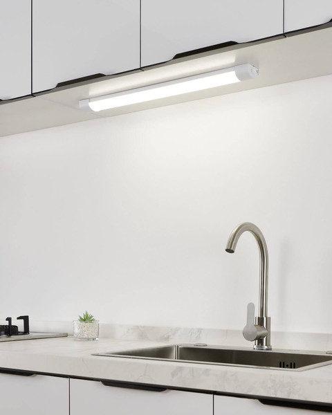 Eglo LED Unterbauleuchte Stracca 20W CCT warm-/neutral-/tageslichtweiss 2700/4000/6500K Weiss 57x6cm 902009