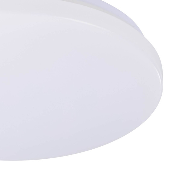 Eglo LED Deckenleuchte Frania-IP 18W CCT warm-/neutral-/tageslichtweiss 3000/4000/6000K IP44 Weiss Stahl Ø31cm 902075
