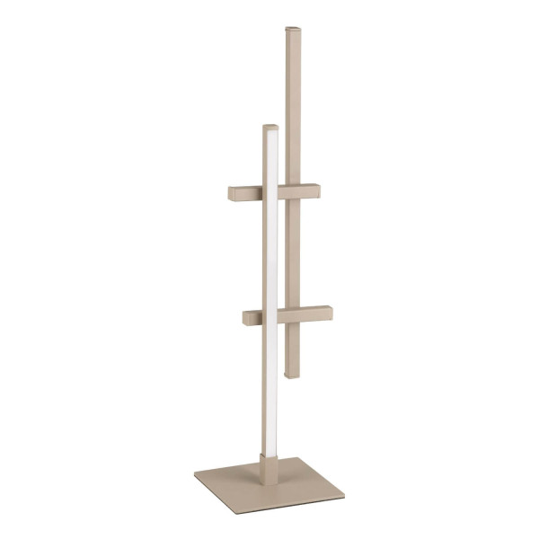 Eglo LED Tischleuchte Trepiliano 6,5W warmweiss 3000K Sandfarben Aluminium Stahl 47x12cm 902143
