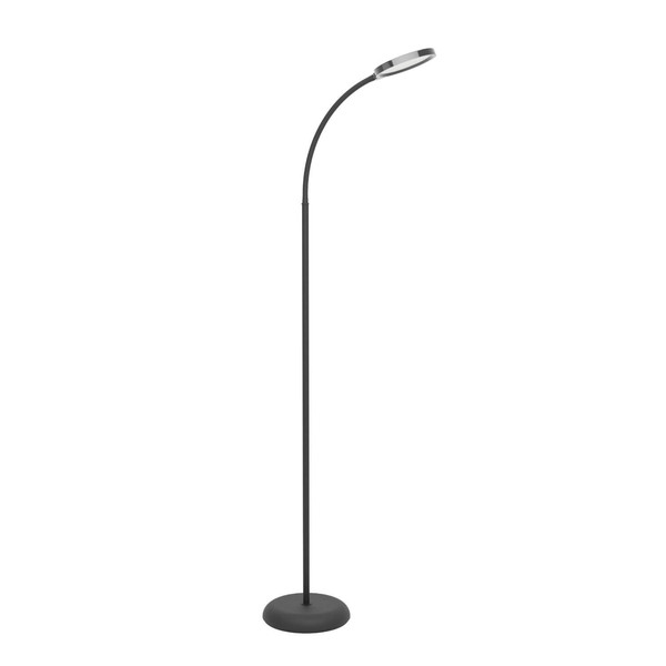 Eglo LED Stehleuchte Lauro dimmbar 5,5W CCT warm-/neutral-/tageslichtweiss 2700/4000/6500K Schwarz 132cm 902176