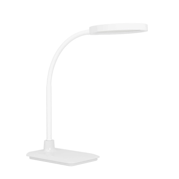 Eglo LED Tischleuchte Lauro dimmbar 5,5W CCT warm-/neutral-/tageslichtweiss 2700/4000/6500K Weiss 36x33,5cm 902178