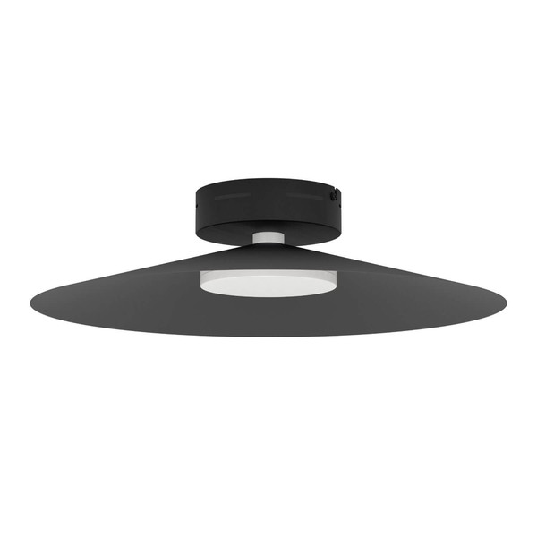 Eglo LED Deckenleuchte Conomavilla-Z Smart dimmbar 15,5W RGB CCT warm-/tageslichtweiss 2700-6500K Zigbee Schwarz Stahl Ø45cm 902182