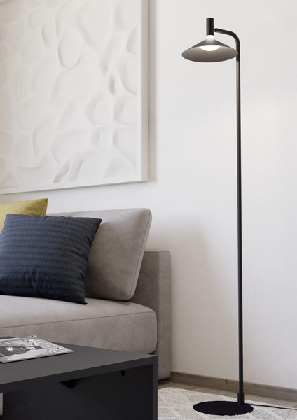 Eglo LED Stehleuchte Conomavilla-Z Smart dimmbar 7,5W RGB CCT warm-/tageslichtweiss 2700-6500K Zigbee Schwarz Stahl 151cm 902186