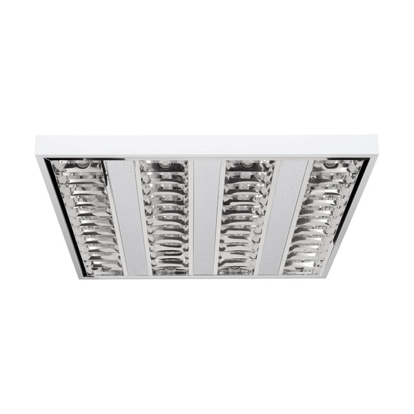 Eglo LED Rasterleuchte Martelliano 32,8W CCT warm-/neutral-/tageslichtweiss 2700/4000/6500K Weiss Transparent Stahl 59,5x59,5cm 902205