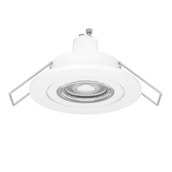 Eglo LED Einbauspot Barranco GU10 4,5W warmweiss 3000K IP44 Weiss Ø8cm 902234