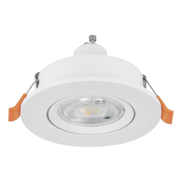 Eglo LED Einbauspot Barranco GU10 4,5W neutralweiss 4000K Weiss Ø9cm 902254