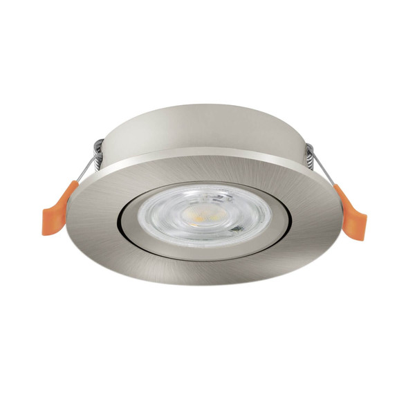 Eglo LED Einbauspot Barranco 4,8W CCT warm-/neutral-/tageslichtweiss 2700/4000/6500K Nickel-matt Ø9cm 902267