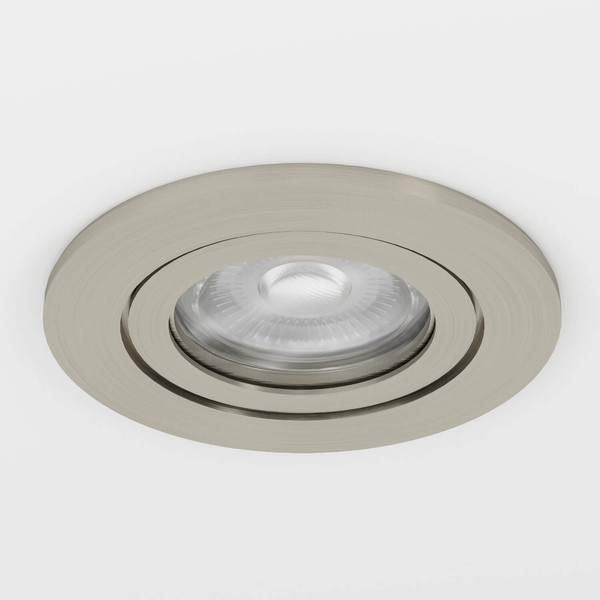 Eglo LED Einbauspot Barranco 4,8W CCT warm-/neutral-/tageslichtweiss 2700/4000/6500K Nickel-matt Ø9cm 902267