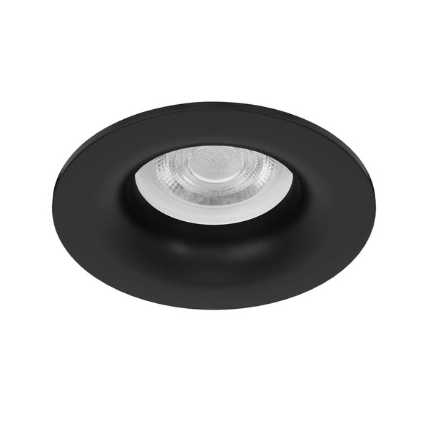 Eglo LED Einbauspot Salabate 5W CCT warm-/neutral-/tageslichtweiss 2700/4000/6500K IP65 Schwarz Aluminium Ø9cm 902273