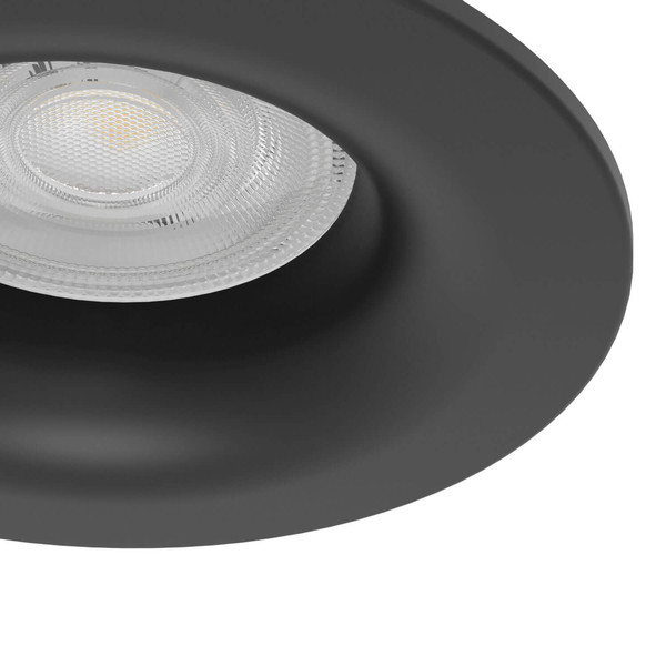 Eglo LED Einbauspot Salabate 3-flammig 3x 5W CCT warm-/neutral-/tageslichtweiss 2700/4000/6500K IP65 Schwarz Aluminium Ø9cm 902274