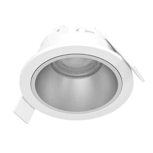 Eglo LED Einbauspot Yebra dimmbar 4,8W CCT warm-/neutral-/tageslichtweiss 2700/4000/6500K IP44 Weiss Ø9cm 902297