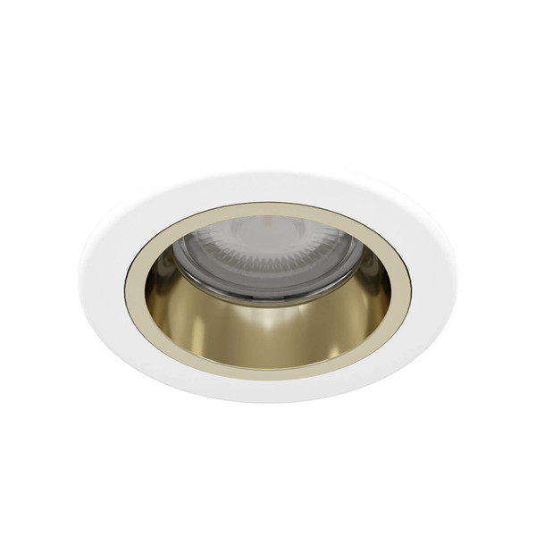 Eglo LED Einbauspot Yebra-Z Smart dimmbar 4,9W RGB CCT warm-/tageslichtweiss 2700-6500K Zigbee Weiss Gold Ø9cm 902299