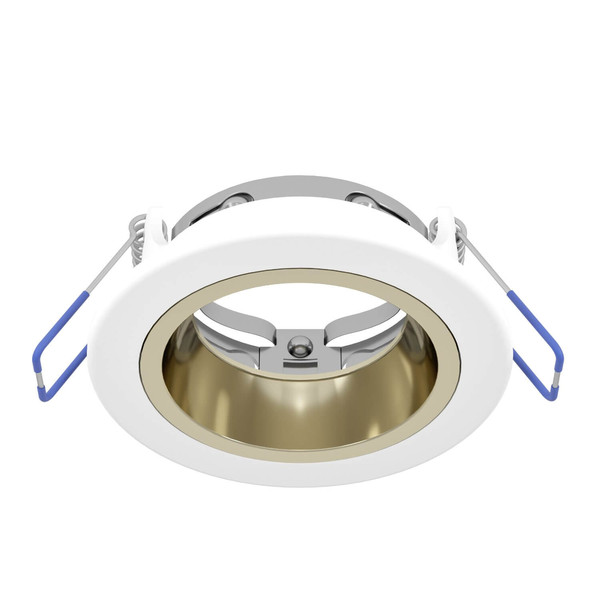 Eglo LED Einbauspot Yebra-Z Smart dimmbar 4,9W RGB CCT warm-/tageslichtweiss 2700-6500K Zigbee Weiss Gold Ø9cm 902299