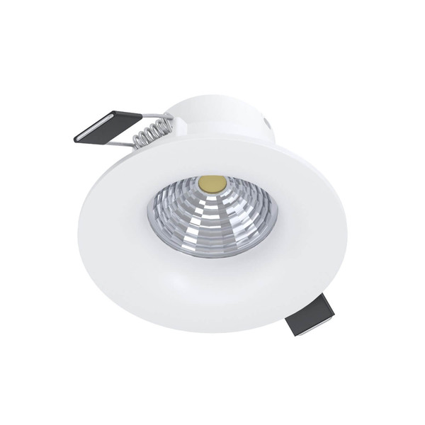 Eglo LED Einbauspot Saliceto dimmbar 6,4W neutralweiss 4000K Weiss Aluminium Ø9cm 902329