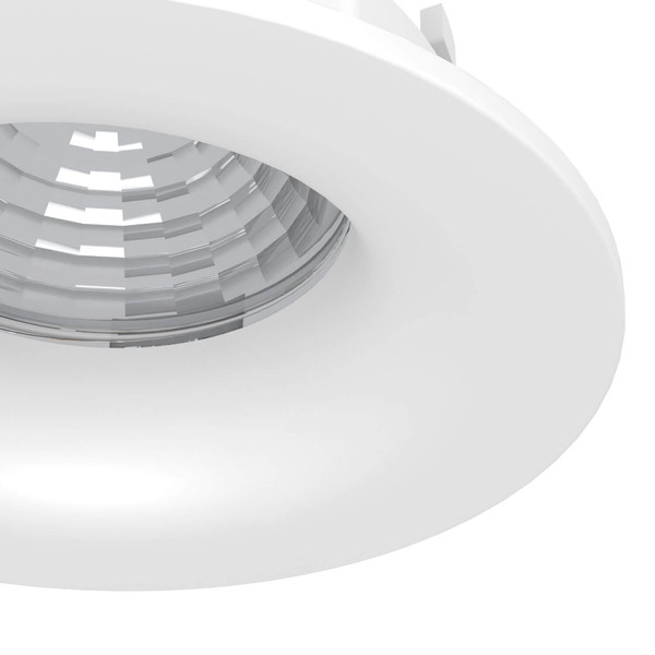Eglo LED Einbauspot Saliceto dimmbar 6,4W neutralweiss 4000K Weiss Aluminium Ø9cm 902329