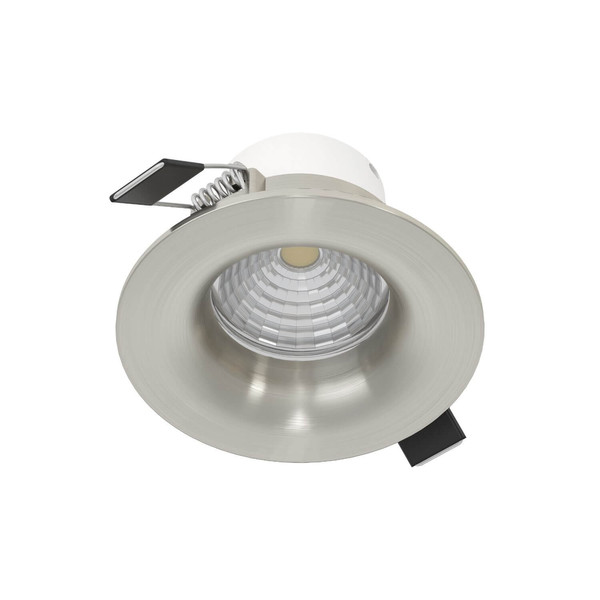 Eglo LED Einbauspot Saliceto dimmbar 6,4W neutralweiss 4000K Nickel-matt Aluminium Ø9cm 902331
