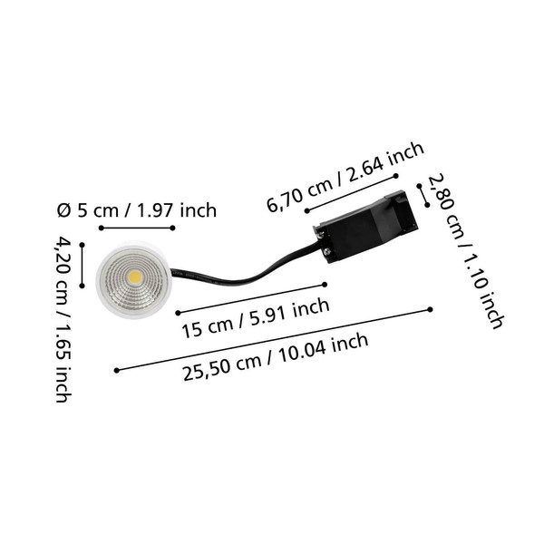 Eglo LED Lampe dimmbar 6,4W 600lm neutralweiss 4000K 902335