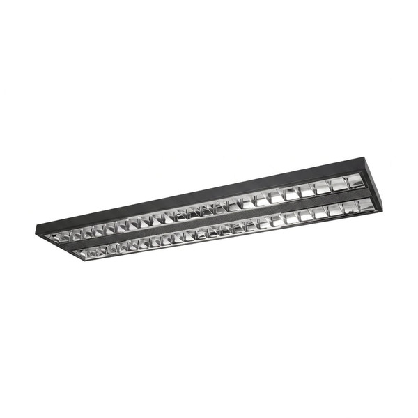 Eglo LED Rasterleuchte Martelliano 33,6W CCT warm-/neutral-/tageslichtweiss 2700/4000/6500K Schwarz Transparent Stahl 124,5x31cm 902352