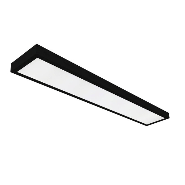 Eglo LED Panel Pietrangeli 34,4W CCT warm-/neutral-/tageslichtweiss 2700/4000/6500K Schwarz Aluminium 118,5x20cm 902353