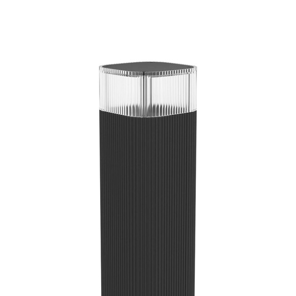 Eglo Wegeleuchte Castelnuovo GU10 IP65 Schwarz-struktur Klar Aluminium 50cm 902409