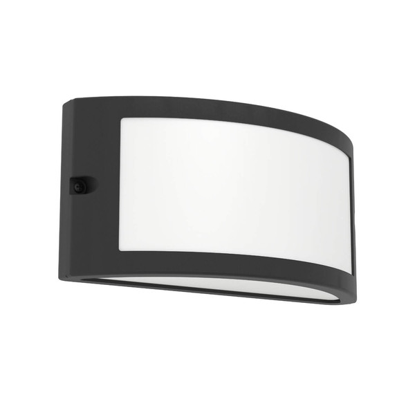 Eglo Außen-Wandleuchte Poggiarello E14 IP54 Schwarz 22x8cm 902424