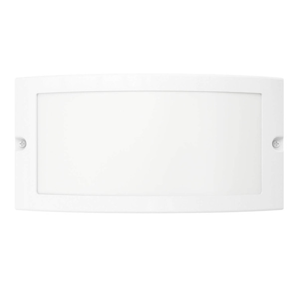Eglo Außen-Wandleuchte Poggiarello E14 IP54 Weiss 22x8cm 902425