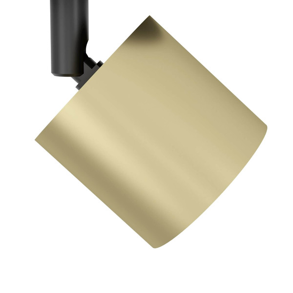 Eglo LED Spot Mengibar Tube dimmbar 4,8W CCT warm-/neutral-/tageslichtweiss 2700/4000/6500K Gold Schwarz Ø9cm 902722